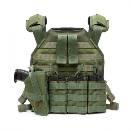 Venum Lightweight Plate Carrier Vest – FULL PACKAGE - Olive