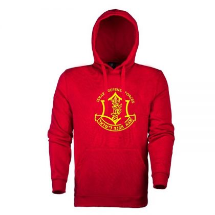 IDF Zahal Hooded Shirts - Red