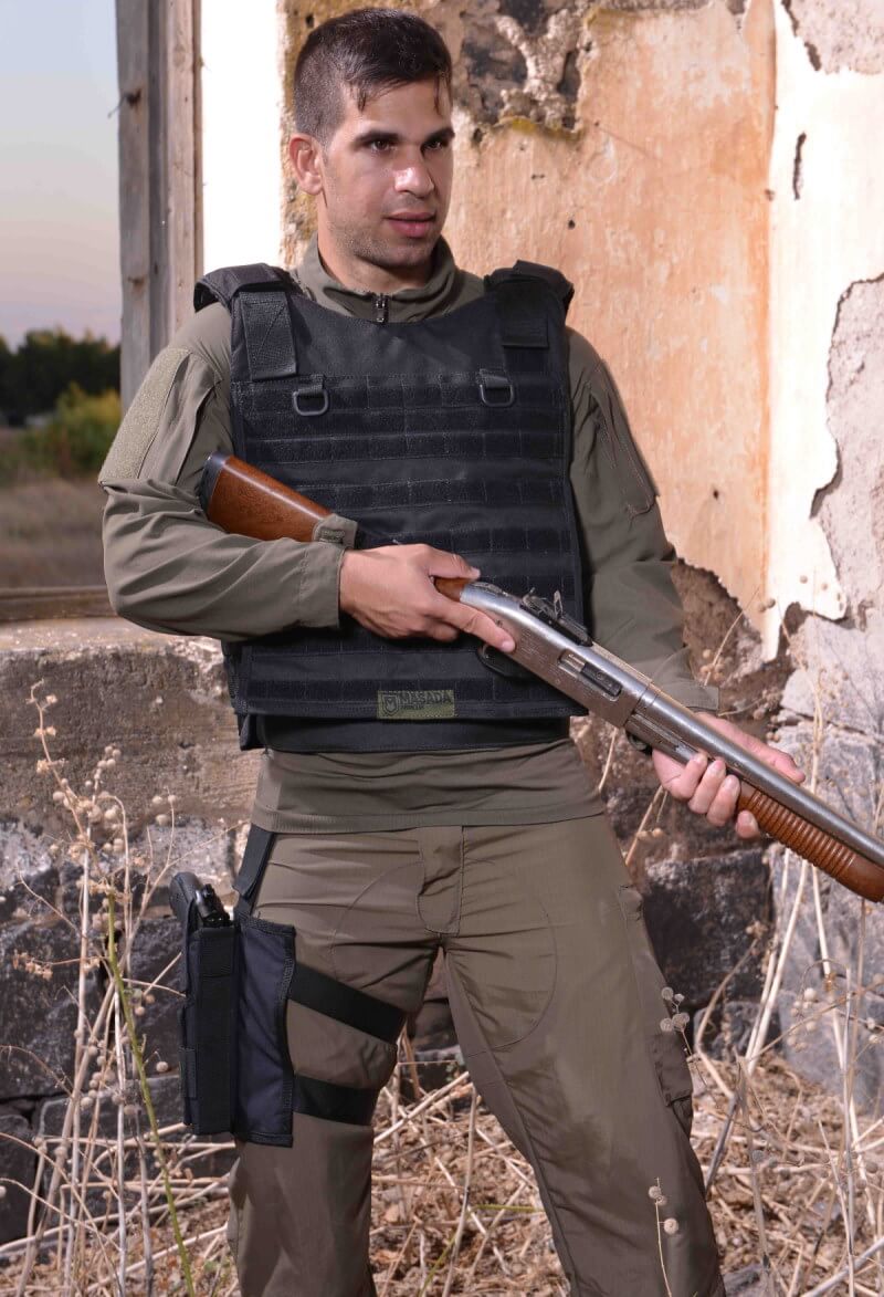 Tactical bulletproof vest with molle Tactical bulletproof vest with molle - 1